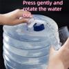 1pcs Collapsible Bucket with Faucet, Collapsible Leak Proof Portable Water Tank for Outdoor Hiking, Hurricane First Aid, Backpacking, Camping and Outdoor Survival. (10L) view 3