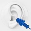 Tyenaza 10 Pairs Ear Plugs Sleeping Soft Silicone Corded Washable Reusable Noise Reduction Device Christmas Tree Shape with Box view 4