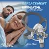 CPAP Mask, Universal Full Face CPAP Masks Replacement Set, Soft Silicone CPAP Full Cover Assembly Kit, Comfort Series Nasal CPAP MASK with Headgear, Elbow and Cushion, L Size view 2