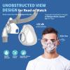 CPAP Mask, Universal Full Face CPAP Masks Replacement Set, Soft Silicone CPAP Full Cover Assembly Kit, Comfort Series Nasal CPAP MASK with Headgear, Elbow and Cushion, L Size view 3