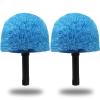 2 Pack Robust Cobweb Duster Head Brush Superior Twist-On Web Cleaning Tool Spider Web Remover Brush Compatible with Standard 3/4 Inch Threaded Poles for Outdoor & Indoor Use Head Only (Blue) view 1