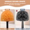 2 Pack Robust Cobweb Duster Head Brush Superior Twist-On Web Cleaning Tool Spider Web Remover Brush Compatible with Standard 3/4 Inch Threaded Poles for Outdoor & Indoor Use Head Only (Orange) view 3
