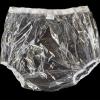 Adult Incontinence Snap-On Plastic Pants, Translucent Pull-On Diapers/Leak-Proof Super Soft Incontinence Briefs, Waterproof Adult Diaper Sets, Reusable for Both Men and Women view 4