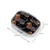 I Love My Dog Dachshunds Pill Box Portable Small Pill Case 2 Compartment Metal Pill Vitamins Holder Organizer Cute Travel Pillbox for Purse Pocket view 4