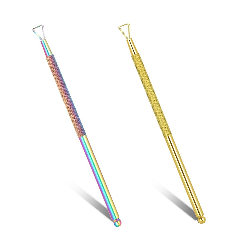 2 Pcs Scratch off Tool, Lottery Ticket Scratcher Tool, Metal Scratcher Tool, Lottery Ticket Holders, Scratch off Tool Backscratchers Scratch off the Hard to Remove Pin Numbers on Present Cards