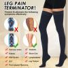 beister 15-20 mmHg Medical Compression Stockings with Dot Silicone Band, Closed Toe Thigh High Graduated Compression Socks for Women Men, Circulation Support Pressure Stockings for Varicose Veins, DVT view 2