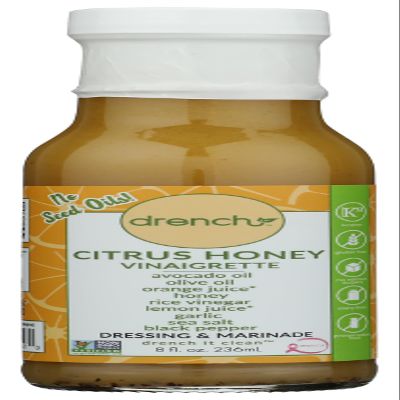 Drench Citrus Honey Vinaigrette Dressing & Marinade, 8 FZ