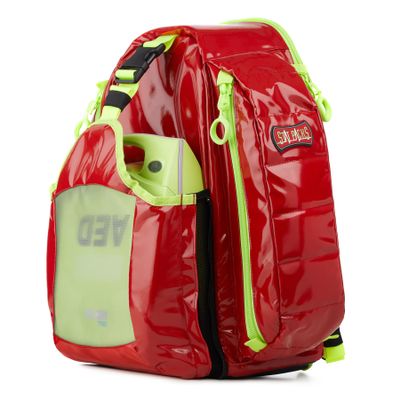 Statpacks G3+ QuickLook AED Red, AED Backpack, Medic Bag for EMS, Police, Firefighters