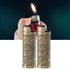 Lighter Cover, 2PCS 3D Embossing Metal Lighter Case for Lighter for Daily Life (Bronze) view 2