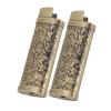Lighter Cover, 2PCS 3D Embossing Metal Lighter Case for Lighter for Daily Life (Bronze) view 4