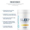 Revive MD Melatonin-Free Sleep Support Supplement for Adults, Honey Lemon - Natural Sleep Aid Supplements with Magnesium (Glycinate), Inositol & L-Theanine for Deep Relaxation (30 Servings) view 4