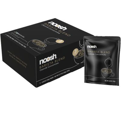NOOSH Oatmilk Concentrate - Oat Milk Powder - Each Pack Makes 1qt - Great for Foaming and Steaming - Perfect for Hot or Cold Beverages 4.59oz (3 Pack)