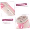 Ipetboom Electric Fluff Remover Rechargeable Fabric Shaver with Blades for Clothes Carpet and Sweaters Efficient Lint Remover Apricot Color view 3