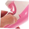 Ipetboom Electric Fluff Remover Rechargeable Fabric Shaver with Blades for Clothes Carpet and Sweaters Efficient Lint Remover Apricot Color view 4