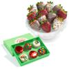 Birthday Chocolate Covered Strawberries & Chocolate Dipped Sandwich Cookies view 1