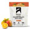 Ascent 100% Clear Whey Protein Powder - Post Workout, Zero Artificial Flavors & Sweeteners, Gluten Free, 5.5g BCAA, 2.1g Leucine, Essential Amino Acids, Orange Mango, 20 Servings view 1