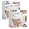 The Clean People Laundry Detergent Sheets - Laundry Soap - Ultra Concentrated, Recyclable Packaging, Stain Fighting - Sweet Petals & Vanilla, 192 Pack view 1