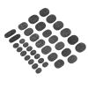 36PCS Basalt Hot Stones Set 4 Sizes Round Shape Body Relaxation Basalt Hot Massage Rocks for SPA view 2