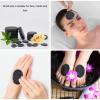 36PCS Basalt Hot Stones Set 4 Sizes Round Shape Body Relaxation Basalt Hot Massage Rocks for SPA view 3