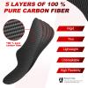 Morton's Extension Orthotic, Recovery Carbon Fiber Insole-Rigid Foot Support Shoe Inserts for Morton's Toe, Turf Toe, Hallux Limitus, Hallux Rigidus, Arthritis and Broken Big Toe-1 Pair Length 11.22" view 4
