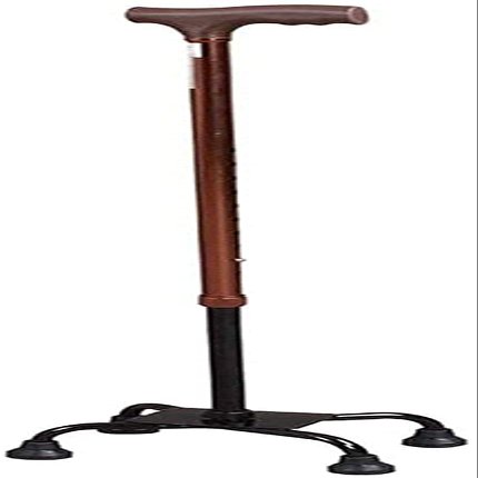 LXPYMXDP Portable Walking Stick, Lightweight Teleswalking Stick, Crutches, Adjustable Crutches for The Elderly, Four-Legged Telescrutches