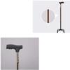 LXPYMXDP Portable Walking Stick, Lightweight Teleswalking Stick, Crutches, Adjustable Crutches for The Elderly, Four-Legged Telescrutches view 2