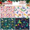 Sanixin 12 Sheets Dinosaur Wrapping Paper Dinosaur Christmas Hat Xmas Tree Candy Cane Snowflake Printed for Christmas Holiday Baby Shower Dinosaur Gift Wrap,19.7 x 27.6 Inches (Xmas Dinosaur) view 3