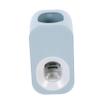 KALLORY Household Automatic Toothpaste Squeezer Wall-Mounted Tube Roller for Easy Use Dispenser for Bathroom Blue and White Design view 1