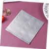 HOLIDYOYO 300pcs Food Grade Silver Tin Foil Wrapping Paper for Candy and Tea Packaging Delicate Foil Paper Fine Plaid Design for Parties and Supermarkets view 3