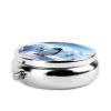 Penguin Antarctica Ice Pill Box 3 Compartment Small Pill Case for Purse & Pocket Decorative Metal Medicine Case Travel Pillbox Round Pill Organizer Vitamin Container Unique Gift view 4