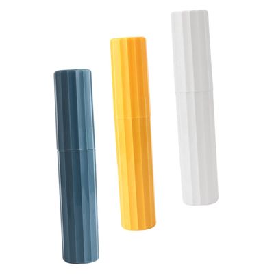 KALLORY 3pcs Travel Toothbrush Case Storage Container Wash Cup for Toothbrush Toothpaste