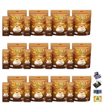 15 Sachets/Pack(225g) Delicious Intense Fruit Snack NakaCoffee Capuccino Corn Arabica Roasted Coffee Good Shape Set 12 D679 By Thaigiftshop [Get Free Tomato Facial Mask]