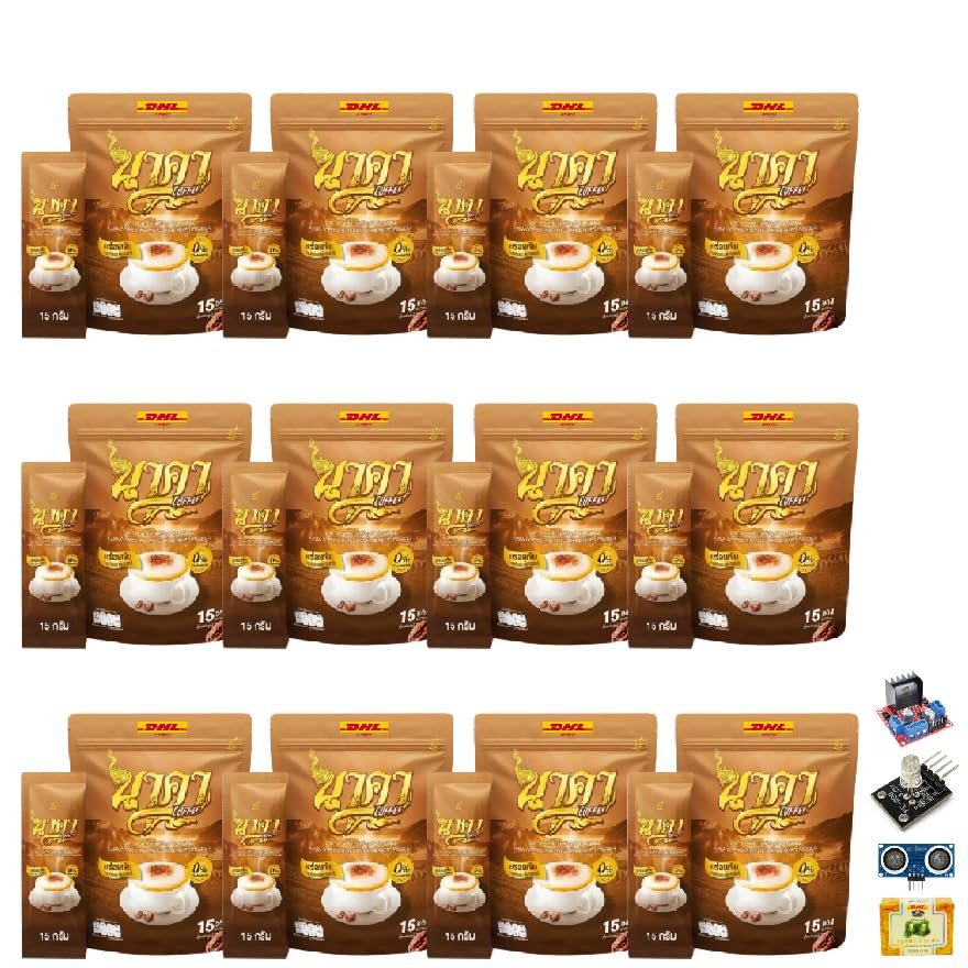 15 Sachets/Pack(225g) Delicious Intense Fruit Snack NakaCoffee Capuccino Corn Arabica Roasted Coffee Good Shape Set 12 D679 By Thaigiftshop [Get Free Tomato Facial Mask]