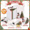 170 Pcs Christmas Disposable Napkin Papers Snowman White Decorative Table Guest Napkin 2 Ply Merry Christmas Trees Hand Towels for Winter Xmas Holiday Party Lunch Dinner Kitchen Bathroom Supplies view 3