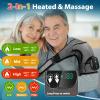 Cordless Portable Shoulder Heating Pad & Massager, Heating Vibration Shoulder Wrap, Shoulder Brace for Pain Relief, Rotator Cuff Support for Men & Women, Black&Grey view 2