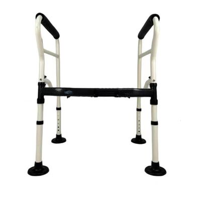 Toilet Grab Bars,Free Standing Toilet Grab Bars,Toilet Safety Bars,Toilet Grab Bars with 220lbs Weight Capacity,Made of Aluminum Alloy