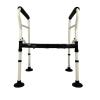 Toilet Grab Bars,Free Standing Toilet Grab Bars,Toilet Safety Bars,Toilet Grab Bars with 220lbs Weight Capacity,Made of Aluminum Alloy view 1
