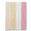 100 pcs Metallic Foil Paper Straws, Rose Gold Silver Red Wave Zig Zag Drinking Straws, Shiny Holiday Birthday Party Wedding Cocktail Beverage Disposable Craft Cake Pop Sticks (Metallic Foil Wave) view 2