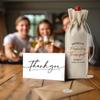 Respiratory Therapist Gifts Wine Bag with Thank You Card Appreciation Gifts Christmas Birthday Gifts for Respiratory Therapist RT Gift for Adult Employee Pulmonology Nurse Coworker view 4