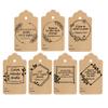 105 Pcs Jesus Faith Gift Tags,3.15 x 2 Inches Christmas Bible Verse Labels Christian Christmas Religious Inspirational Kraft Scripture Inspirational Bible Quote Tags,7 Designs view 1