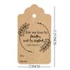 105 Pcs Jesus Faith Gift Tags,3.15 x 2 Inches Christmas Bible Verse Labels Christian Christmas Religious Inspirational Kraft Scripture Inspirational Bible Quote Tags,7 Designs view 4