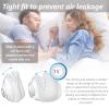 Full Face CPAP Mask, Comfort Series Nasal CPAP Mask, Reuse Full Cover Mask Replacement Accessory Includes Headgear Strap, Frame, Elbow and Nasal Cushion, Covers Nose and Mouth(L) view 4