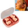 2 Pairs Noise Canceling Earplugs Reusable Sleeping Earplug with Storage Box for School Office Travel view 2