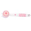 Fafeicy Electric Body Brush for Kids, Strong Cleaning Power, Safe Water Design, Long Handle Automatic 2 Speed Back Scrubber, Soft Skin Friendly Brush Hair (Pink)