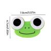 Jualyue Contact Lens Case Cartoon Frog Shape Contact Lens Holder Cartoon Animal Lens Box 3PCS Contact Lens Storage. view 3