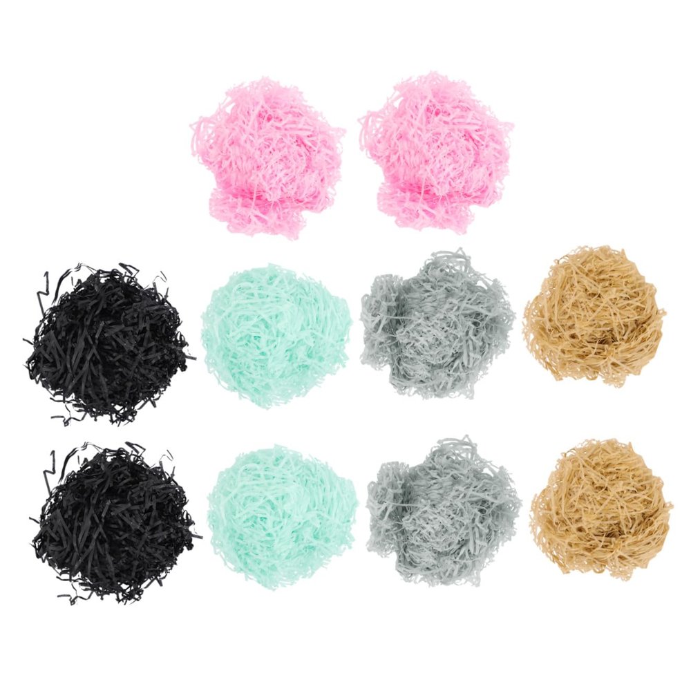 Anneome 10bags Shredded Paper Filler for Boxes Crinkle Cut Decoration for Candy Boxes Reusable Paper Shreds for Valentine Day Holidays