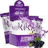 Vitalyte Electrolyte Powder Drink Mix, Isotonic Electrolyte Hydration Mix, Bulk Stick Packs (6 Pack, Grape) view 1