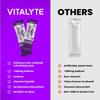 Vitalyte Electrolyte Powder Drink Mix, Isotonic Electrolyte Hydration Mix, Bulk Stick Packs (6 Pack, Grape) view 4