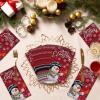 100PCS Christmas Snowman Paper Napkins, Decorative Winter Snowflakes Dinner Napkins for Xmas Party view 2