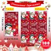 100PCS Christmas Snowman Paper Napkins, Decorative Winter Snowflakes Dinner Napkins for Xmas Party view 4